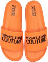 Versace Jeans Couture Fondo Slide Heren Slippers - Oranje - Maat 40