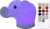 Simply for Kids - Nachtlamp Silicone Olifant