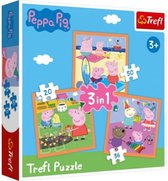 Peppa Pig 3-in-1 Puzzel