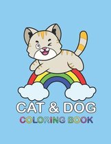 Cat & Dog Coloring Book