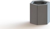 MySteel Verzinkt staal plantenbak Denver 200 Inclusief Bodemplaat  - Hoogte: 400mm