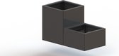 MySteel Gepoedercoat staal plantenbak Miami special II 500  - Kleur: RAL7016 (antraciet grijs)