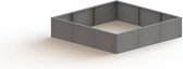MySteel Verzinkt staal plantenbak Miami xxl 1800x1800   - Hoogte: 300mm
