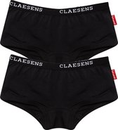 Claesen's® - Hipster 2-pack Zwart - Black - 95% Katoen - 5% Lycra