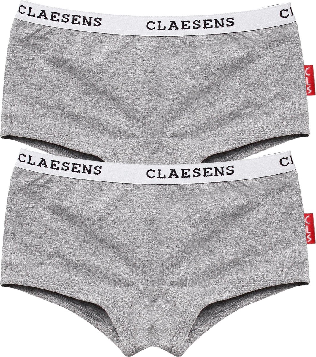 Claesen's® - Meisjes Hipster 2-pack GrijsCL 739-Grey-14