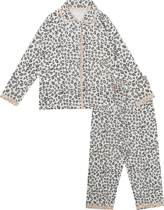 De controle krijgen ethisch achter Claesen's Meisjes Pyjama- Panther Print- Maat 128-134 | bol.com