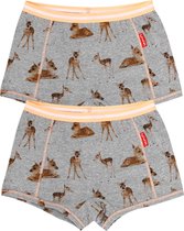 Claesen's Meisjes 2-pack Boxershort- Herten Print - Maat 116-122