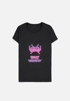 Space Invaders Dames Tshirt -L- Zwart