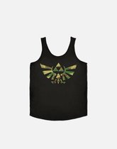 Nintendo Zelda Tanktop -L- Camo - Hyrule Zwart