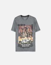 DC Comics Suicide Squad Heren Tshirt -2XL- Acid Wash Grijs