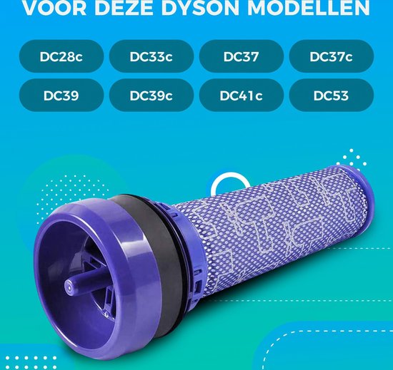Filtre HEPA pour aspirateur - Geschikt voor Dyson aux aspirateurs Dyson  Stick DC28c