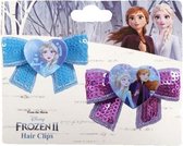 Frozen 2 Haar Clips-roze/blauw