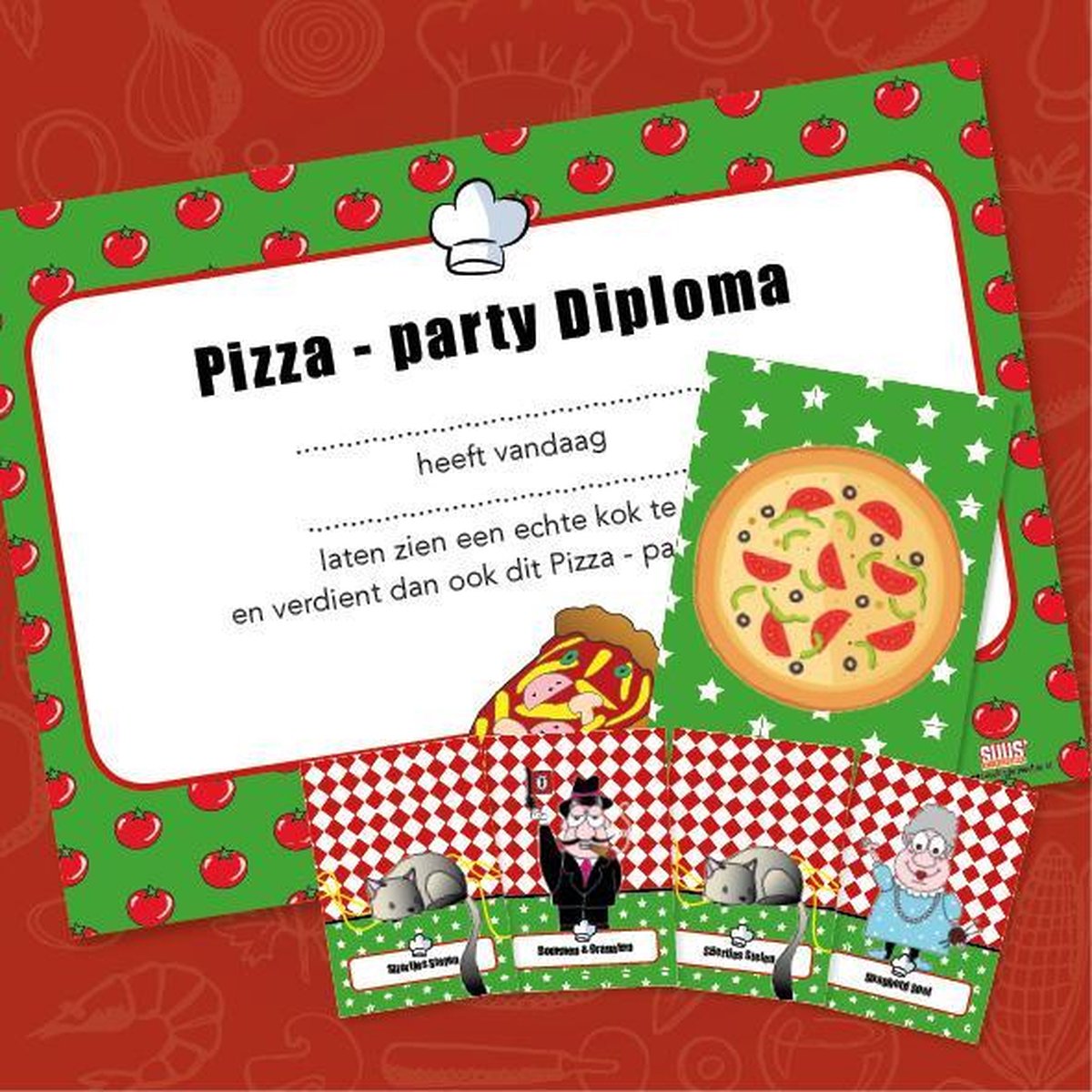 Pizza speurtocht voor een kinderfeestje (10  kinderen)