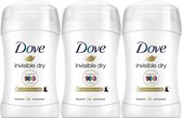 Dove Invisible Dry Deodorant Vrouw - Anti Transpirant Deodorant Stick met 0% Alcohol en 48 Uur Zweetbescherming - Bestverkochte Deo - 3 Stuks