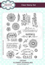 Creative Expressions Clear stamp - Vogels tekst - A5 - Set 24 stempels