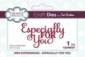 Creative Expressions Stans - 'Especially For You' - 3,7cm x 6,3cm