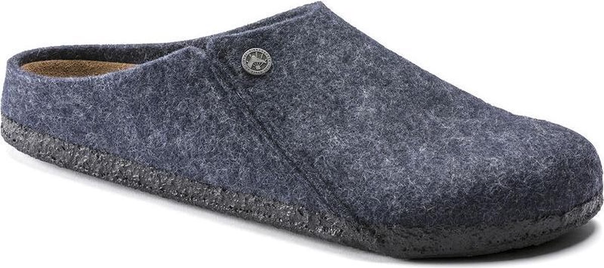 Birkenstock Zermatt Standard WZ Narrow Dames Sloffen Dark Blauw