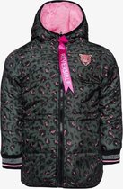 TwoDay reversible meisjes winterjas - Groen - Maat 110