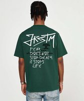 JORCUSTOM JRCSTM Loose Fit T-Shirt - Green - Volwassenen - Maat L