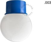 Zangra gelakte wand- of plafondlamp - blauw