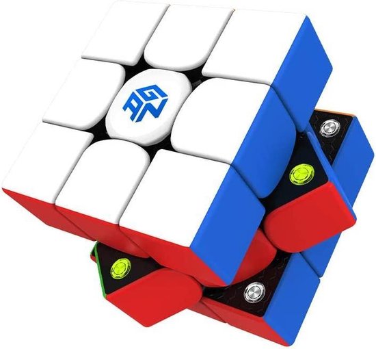 GAN 356 M Professionele Speed Cube - 3x3 - Magnetisch - Magic Puzzle - Puzzel Kubus