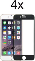 iPhone 6 Screenprotector - Beschermglas iPhone 6S Screen Protector Glas - Full Cover - 4 stuks