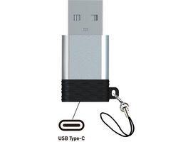 Usb Adapter OTG Verloopstuk - Usb-A (Male) naar usb-C (Female) - Usb 3.0 naar usb-C converter - Usb-C kabel aansluiten op usb-A poort