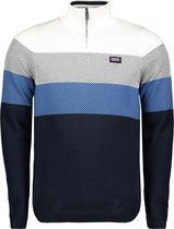Gabbiano Trui Schipperstrui Met Hoge Kraag En Rits 611710 Ecru Mannen Maat - L