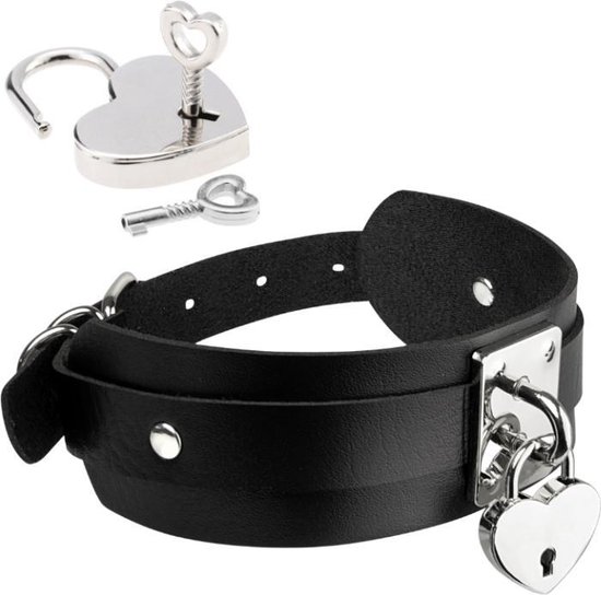 Kinky Diva - Erotische Fetisj Fetish BDSM Slaven Halsband Collar met Hartje  Slot... | bol.com