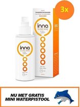 Inna Suncare | VOORDEELSET | Factor 50 | SPF50 | Face and Body zonnebrand spray | 3 x 150ML | Waterproof