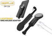 Originele DIGITPLUS iPhone Lightning Splitter - iPhone Lightning adapter - splitter adapter geschikt voor Apple iPhone vanaf iPhone 5 - Opladen & Audio Ringhouder