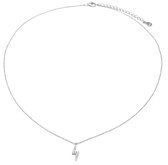Ketting Bliksem met Zirkonia - 925 Sterling Zilver - Lengte Verstelbaar 36-40 cm