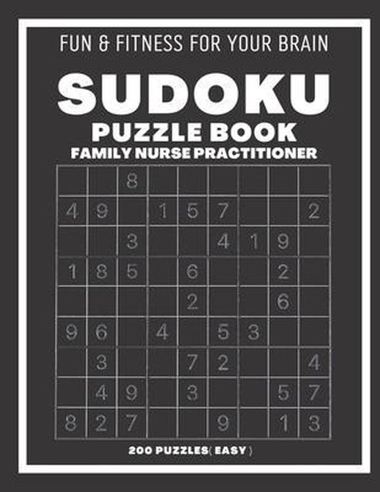 Sudoku Book For Family Nurse Practitioner Easy