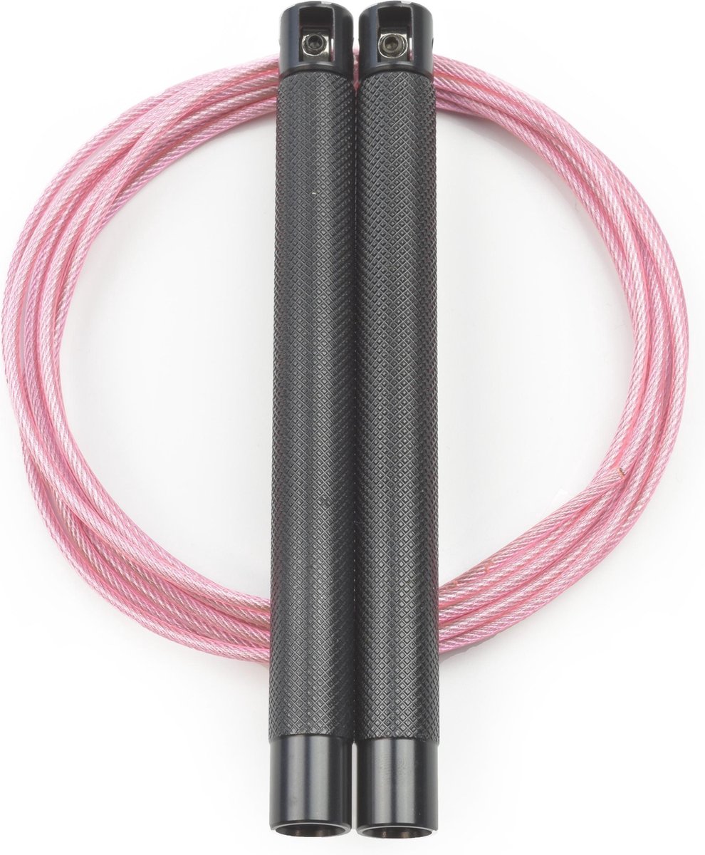 RXpursuit - Speed Rope - Springtouw - Aluminium - Zwart-Roze