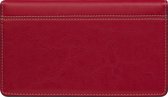 Brepols Agenda 2022 - Omniplan - Horizontaal - Palermo luxe cover - uitneembaar ABC - 9 x 16 cm - spiraal - rood