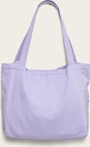 Omay Classic Bag Macaron - Schoudertas voor Dames - Shopper Paars - 45x10x41 cm - Handmade
