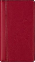 Brepols Agenda 2022 - Optivision pocket NL - Optimaal leesbaar - Palermo luxe cover - 9 x 16 cm - Rood