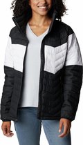 Columbia Powder Lite Blocked Jacket Dames Outdoorjas - Black, White, B - Maat L