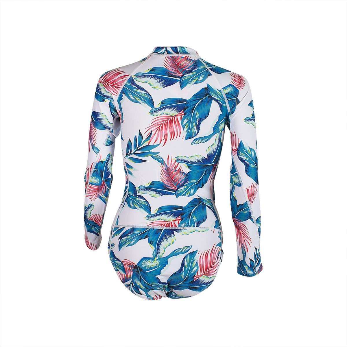 Dames lycra swimsuit M gebloemd — afbeelding 3