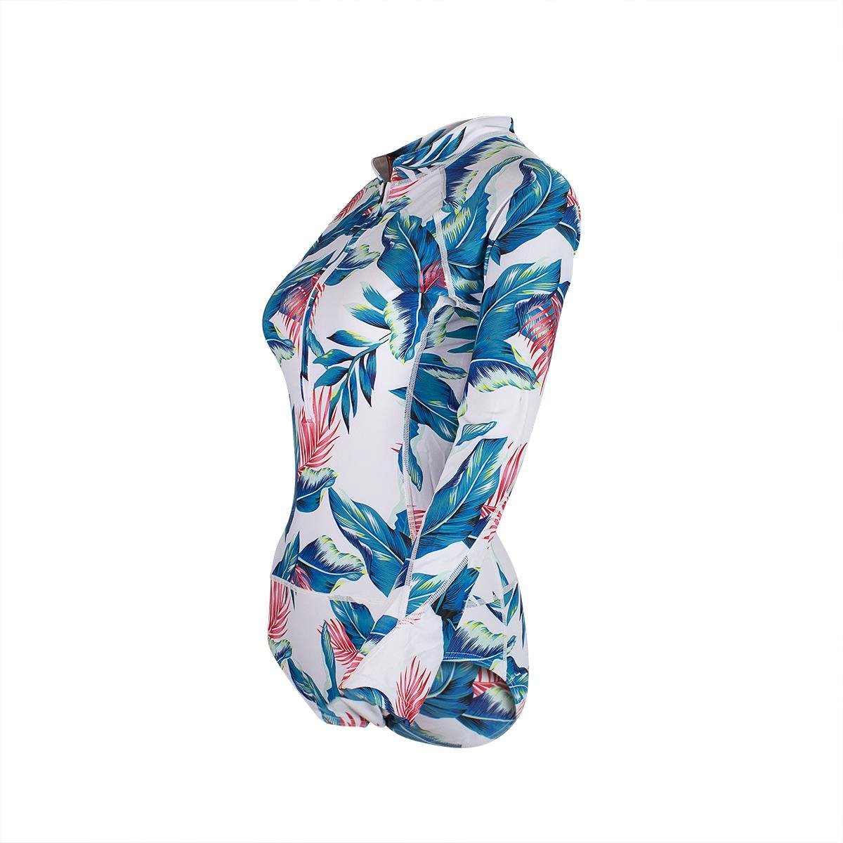 Dames lycra swimsuit XL gebloemd — afbeelding 4