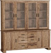 Kast | lorenzo | drijfhout | bruin | 220 x 50/35 x 220(h) cm
