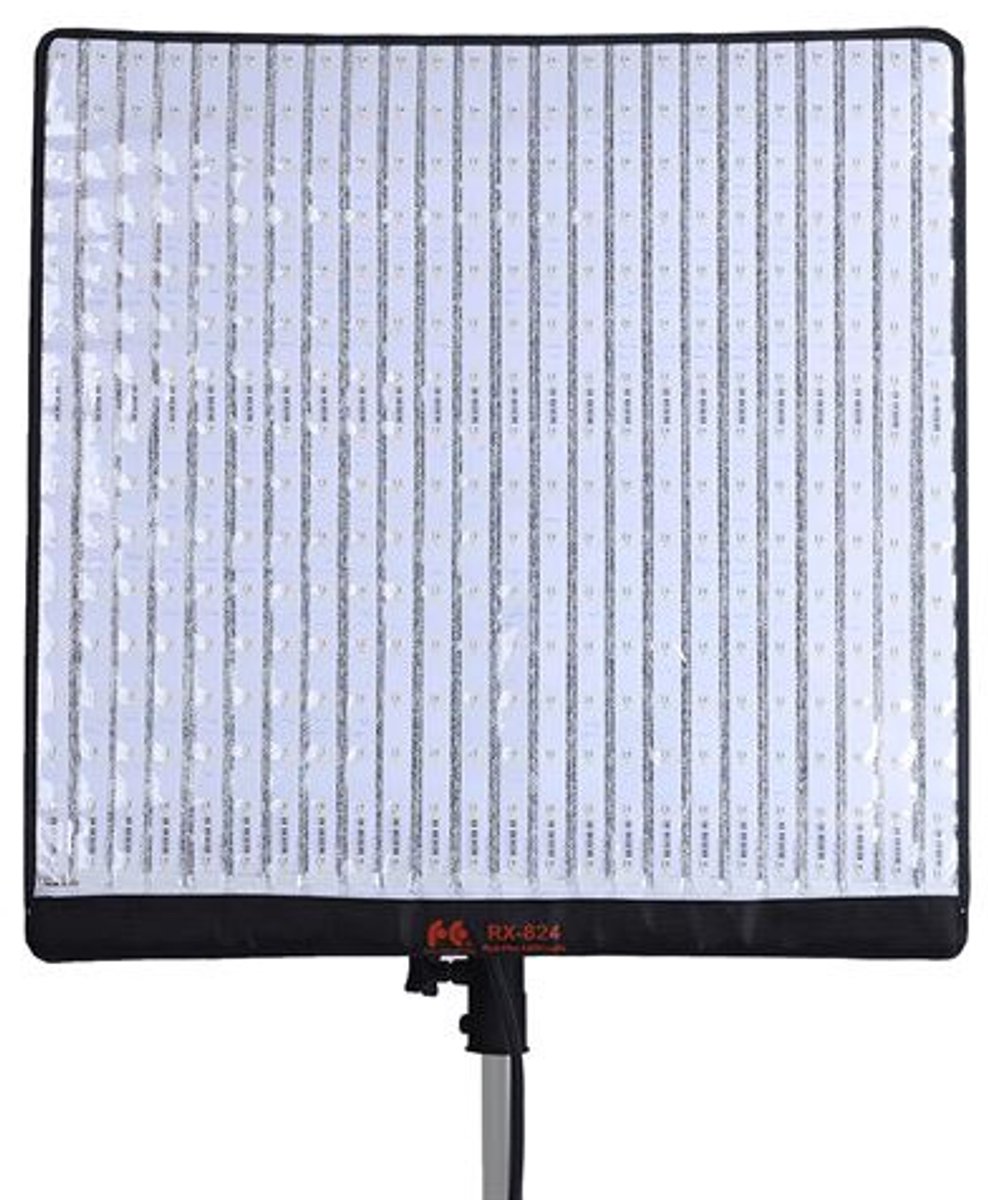 Falcon Eyes Ledpaneel Rgb Rx-824-k1 150watt 63 X 63 Cm Zwart