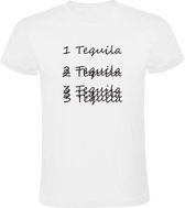 Dronken tequila t-shirt Heren | festival | feest | zuipen | sterke drank | cafe