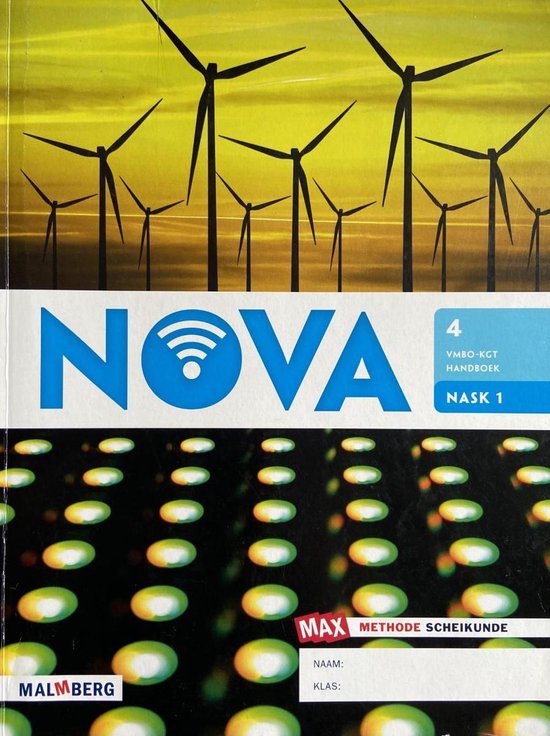 NOVA 4 VMBO-KGT Handboek NASK 1 - cover