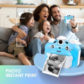 LuKids Kindercamera - Speelgoedcamera - Kindercamera Instant Print - Print meteen je Foto's - Blauw