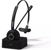 Draadloze Headset Relave - Bluetooth 5.0 - Lichtgewicht Wireless Koptelefoon met Ruisonderdrukking - 300 Graden Draaibaar Microfoon - Geschikt voor Thuis Office / Kantoor / Auto /