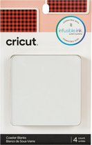 Cricut Aluminium Onderzetters voor Infusible Ink – Wit, Vierkant (4 stuks)