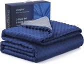 Sagino® Zware Deken Diepe Slaap - Luxe Warme Deken - Comfortabel Verzwaringsdeken - Voor Bed En Bank - 7 Lagen Kwaliteit Katoen - Gelijkmatig Gewicht
