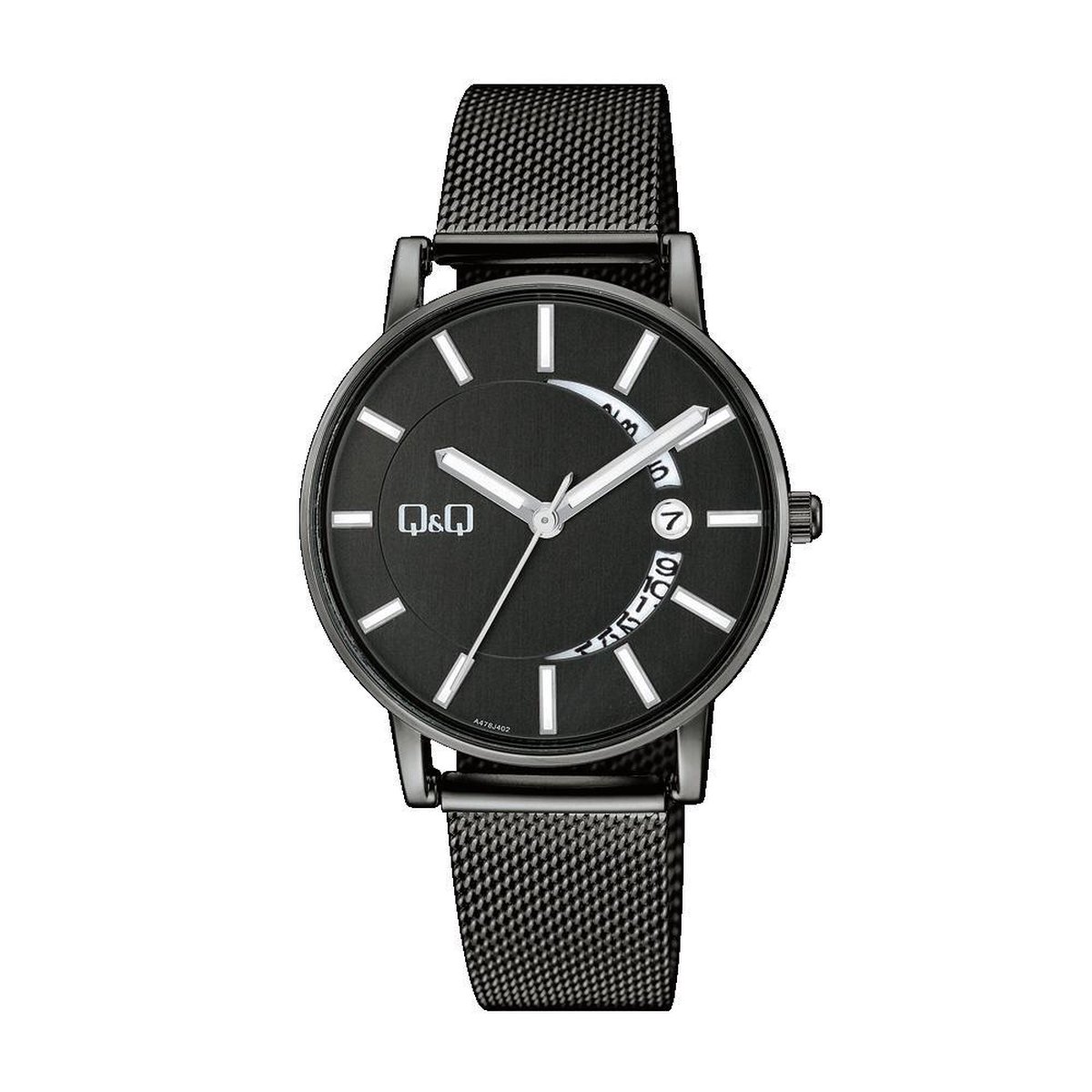 Heren horloge met datum QQ A478J402Y