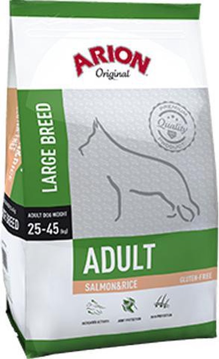 Hondenvoer 12 kg | Arion Original Adult Large Breed Zalm & Rijst